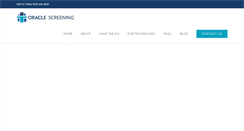 Desktop Screenshot of oraclescreening.com