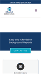 Mobile Screenshot of oraclescreening.com